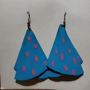1980s Paper Earrings
